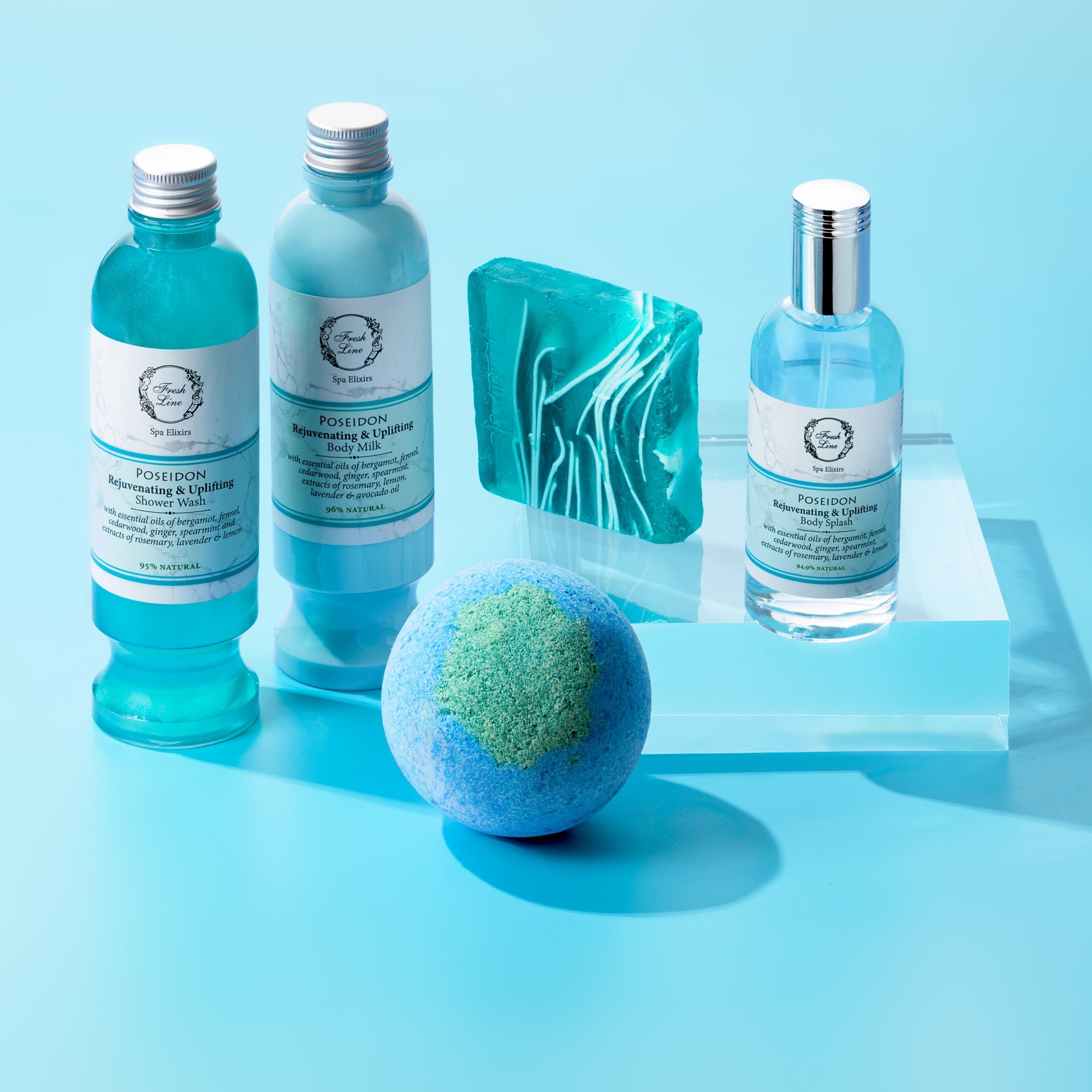 Ποσειδώνας Body Splash για Αναζωογόνηση & Τόνωση