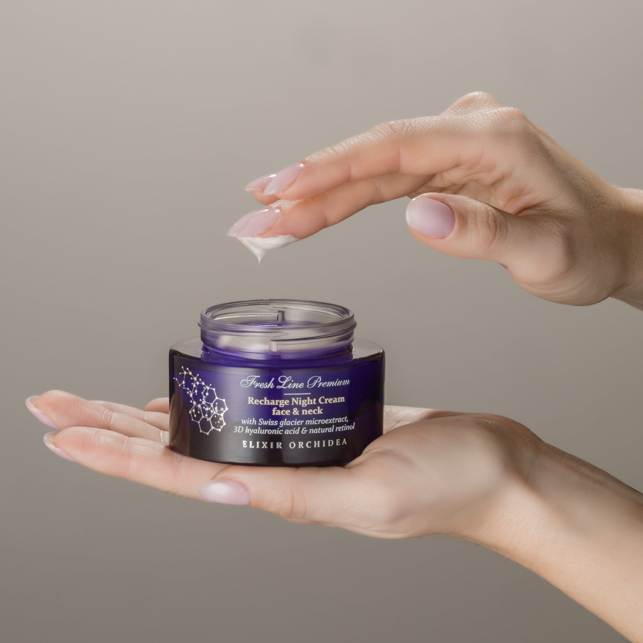 Elixir Orchidea Recharge Night Cream for Face & Neck – Fresh Line