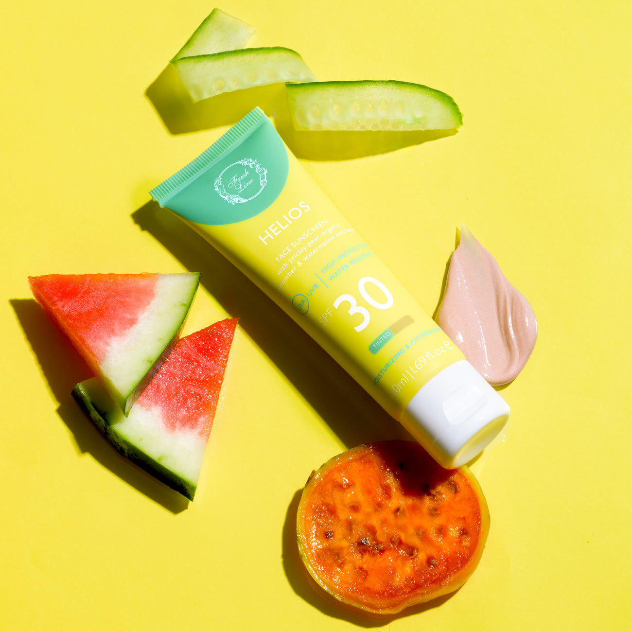 Helios Αντηλιακή Κρέμα Προσώπου με Χρώμα SPF30