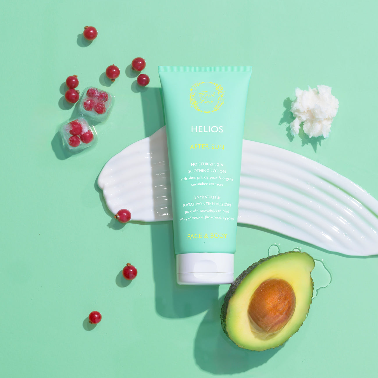 Helios Ενυδατική & Καταπραϋντική Λοσιόν για Πρόσωπο & Σώμα