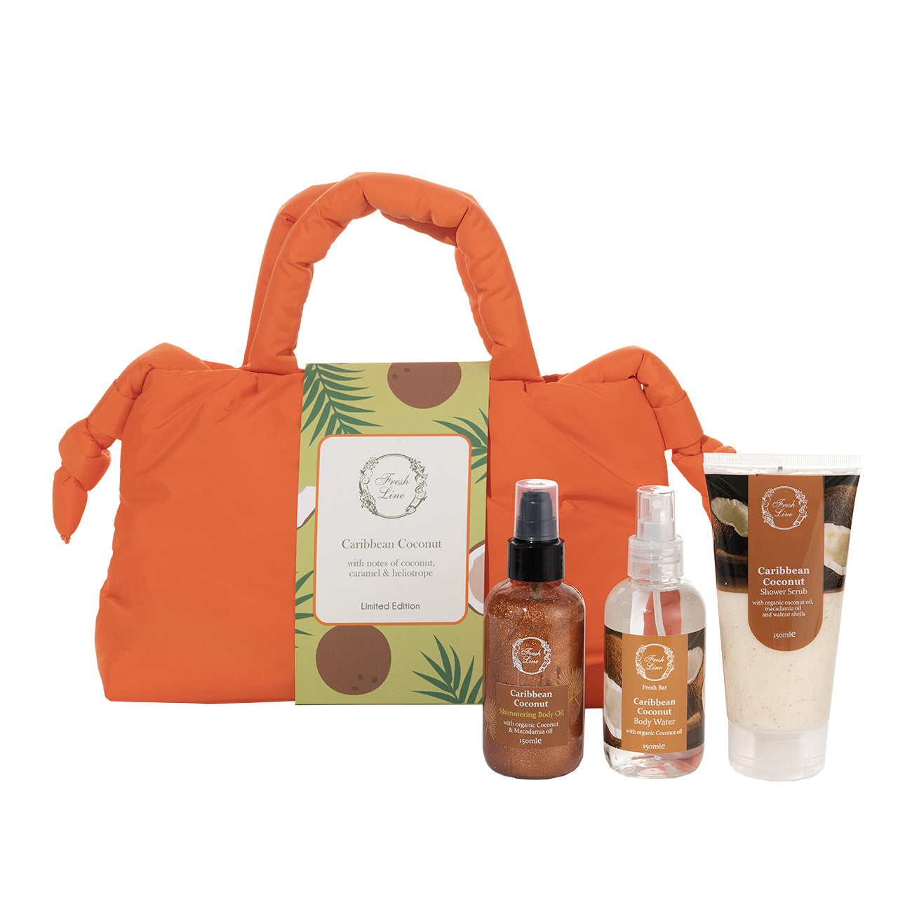 Caribbean Coconut Σετ Περιποίησης Σώματος 3τμχ