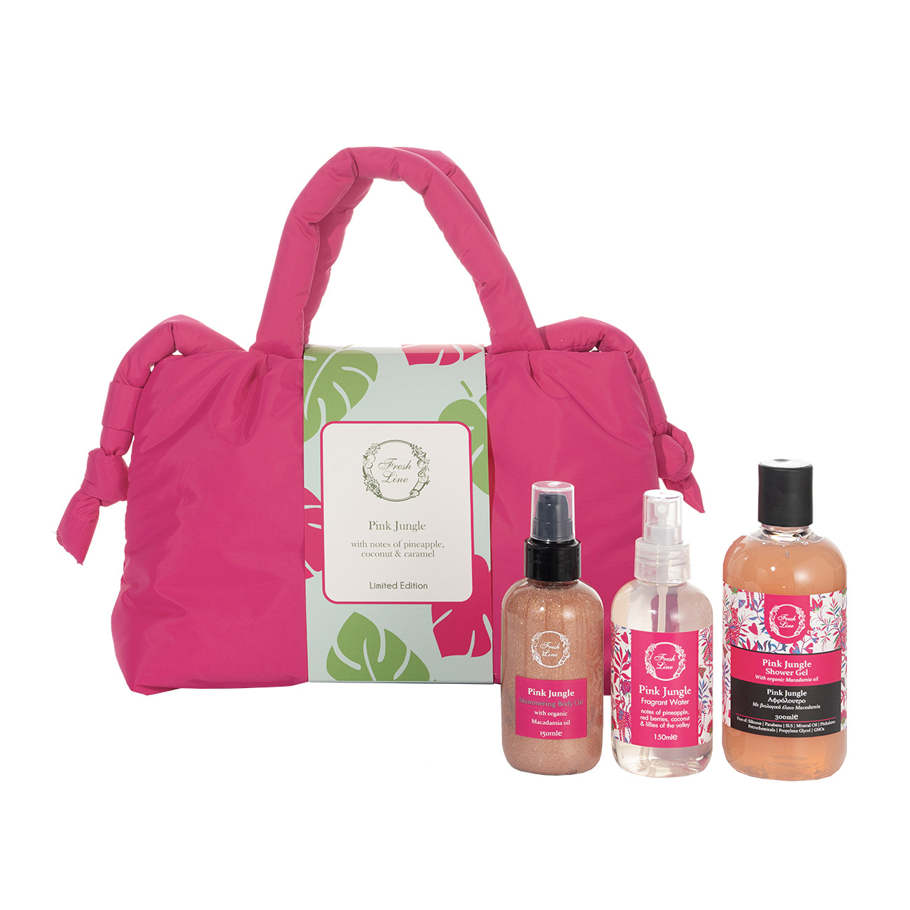 Pink Jungle Σετ Περιποίησης Σώματος 3τμχ