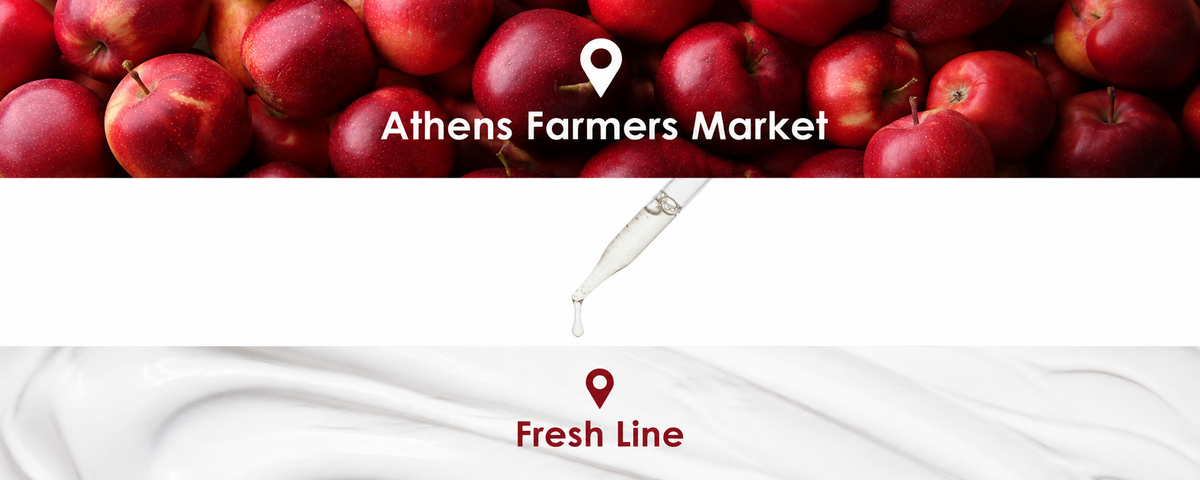 Apple Μάσκα Ενυδάτωσης Fresh Line με ελληνικό upcycled εκχύλισμα μήλου.