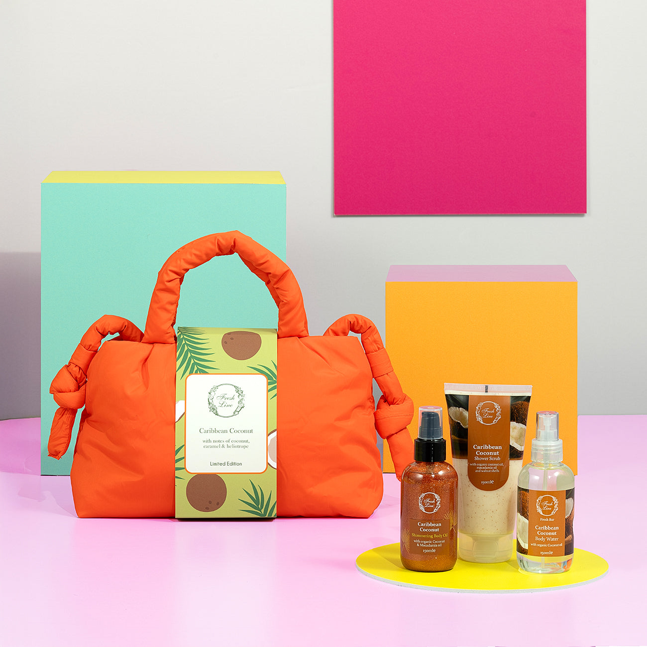 Caribbean Coconut Σετ Περιποίησης Σώματος 3τμχ