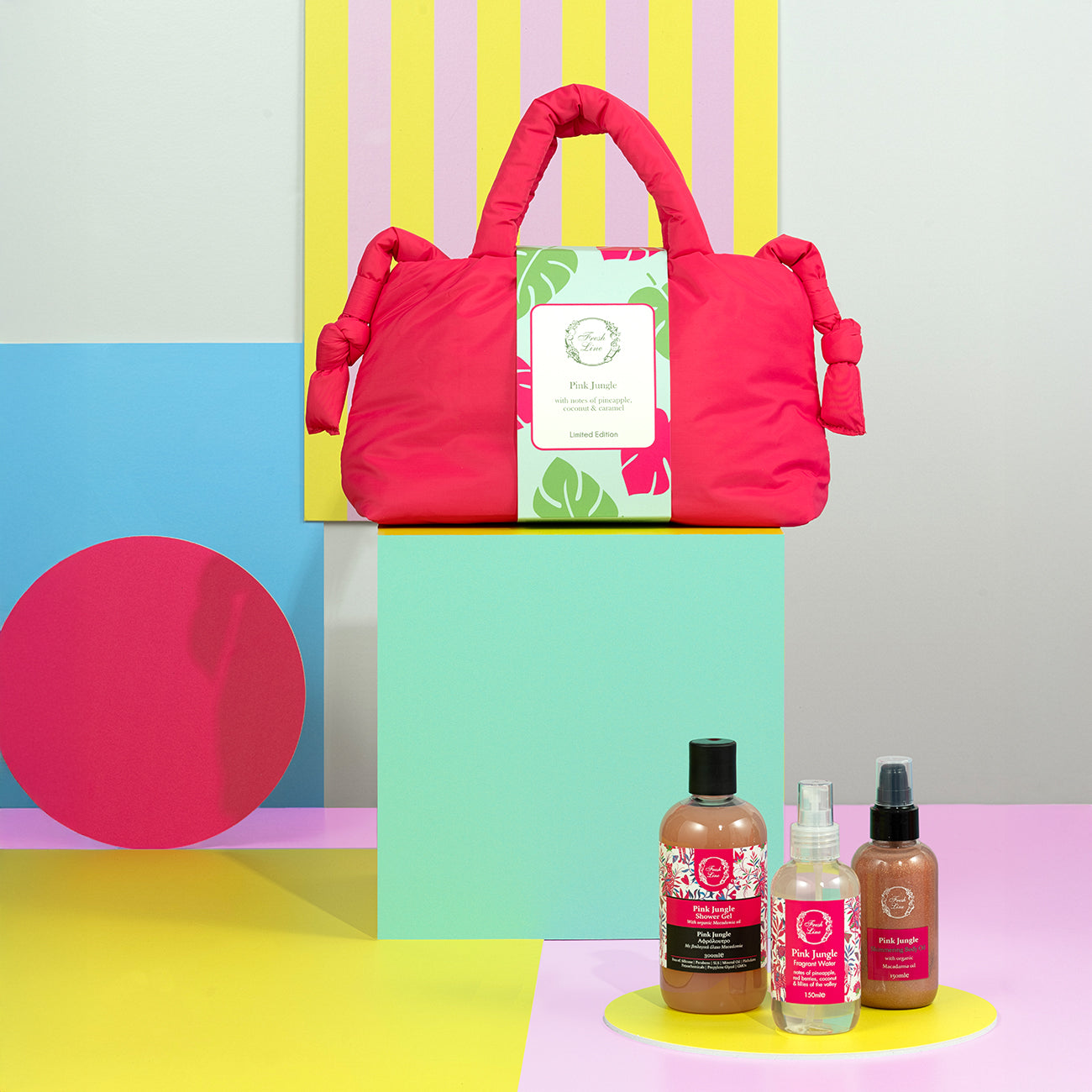 Pink Jungle Σετ Περιποίησης Σώματος 3τμχ